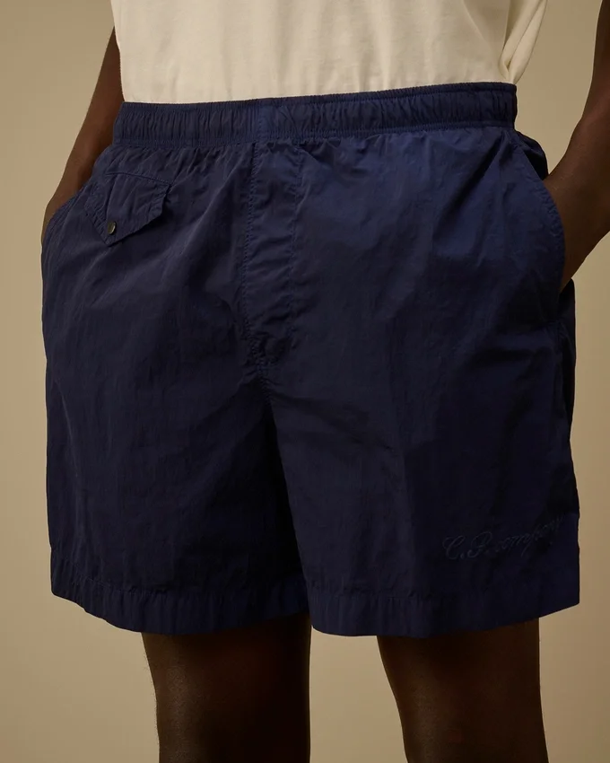 Zwemshort met geborduurd Eco-Chrome-R-logo