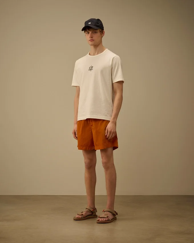 Zwemshort met geborduurd Eco-Chrome-R-logo